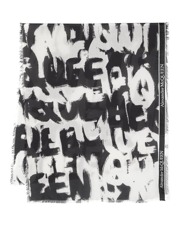 ALEXANDER MCQUEEN: スカーフ - スカーフ - 白