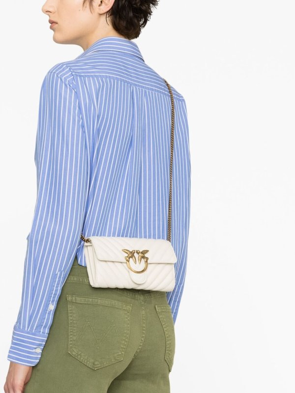 The Best Shops Pinko: Love one quilted shoulder bag