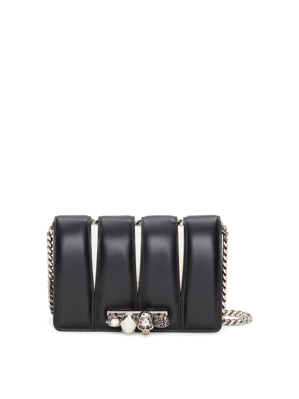 ALEXANDER MCQUEEN: shoulder bags - Slash studded bag