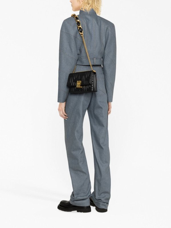 The Best Shops Balmain: Sac Porté Épaule - Noir