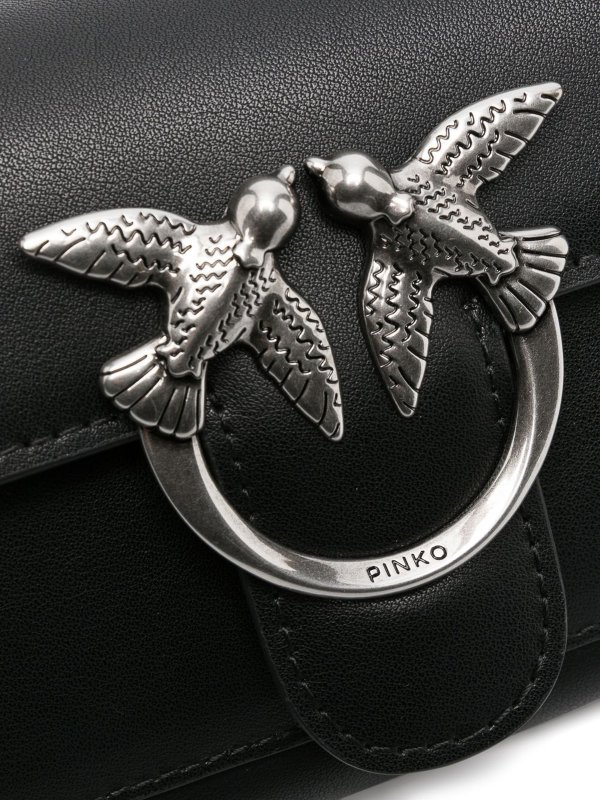 The Best Shops Pinko: Logo-plaque crossbody bag