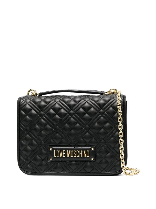 LOVE MOSCHINO: ショルダーバッグ - ショルダーバッグ - 黒