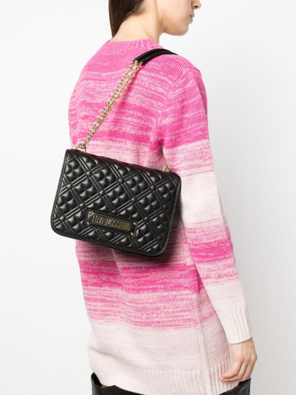 The Best Shops LOVE MOSCHINO: ショルダーバッグ - ショルダーバッグ - 黒