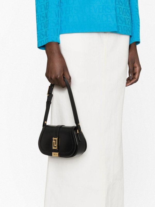 VERSACE: shoulder bags online - Greca goddess mini bag