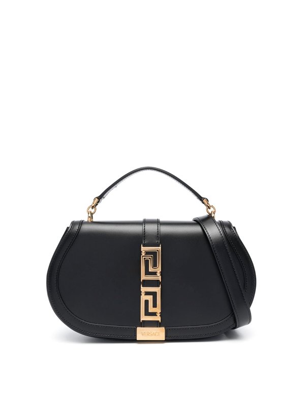 VERSACE: ショルダーバッグ - ショルダーバッグ - 黒