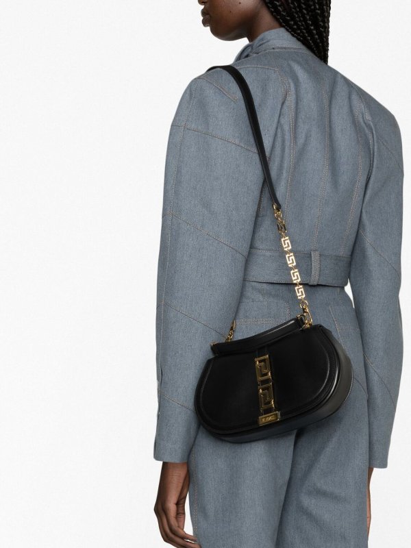 The Best Shops VERSACE: ショルダーバッグ - 黒