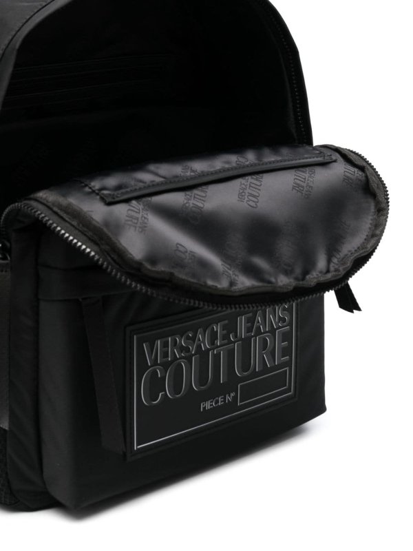 Versace Jeans Couture: backpacks online - Logo-patch backpack