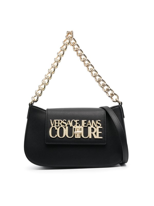 Versace Jeans Couture: ショルダーバッグ - ショルダーバッグ - 黒