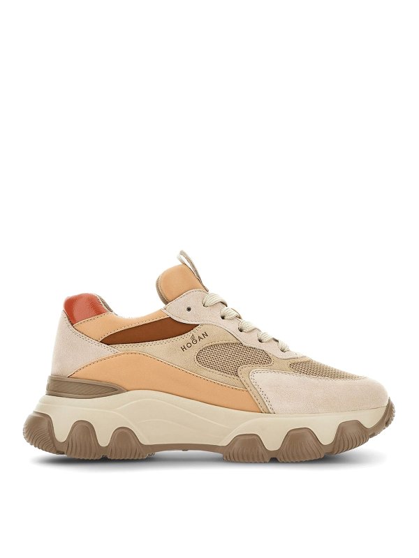 HOGAN: Chaussures de sport - Baskets - Beige