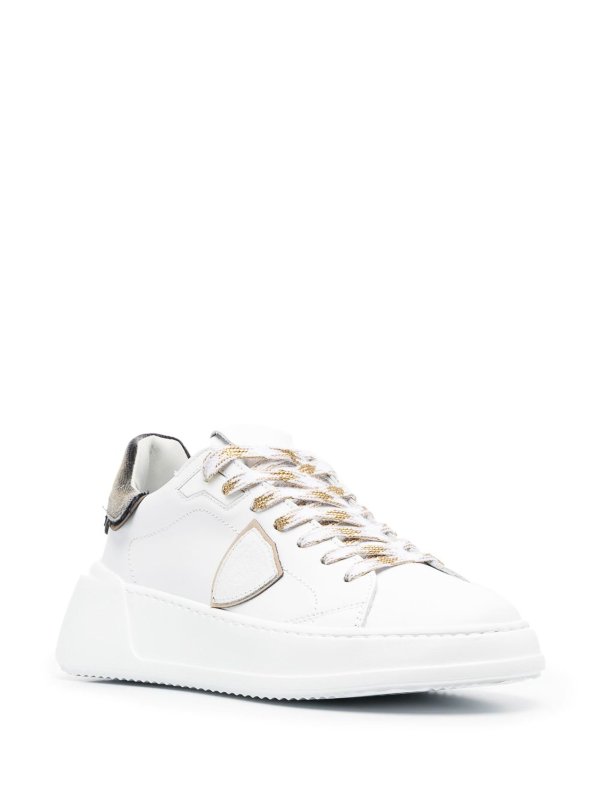 Logo-patch sneakers shop online: PHILIPPE MODEL