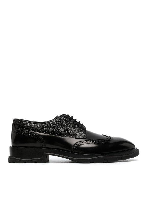 ALEXANDER MCQUEEN: Chaussures à lacets - Chaussures À Lacets - Noir