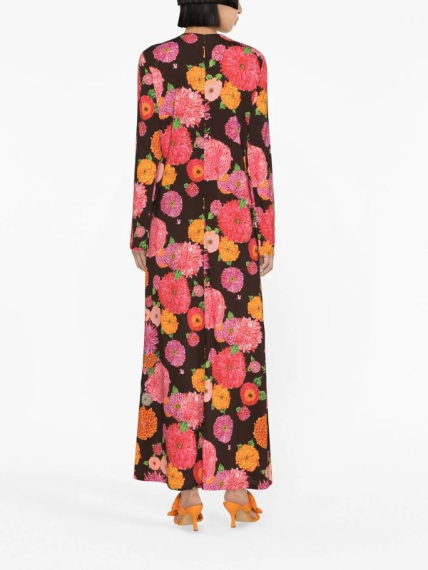 Knielanges Kleid - Bunt shop online: LA DOUBLEJ