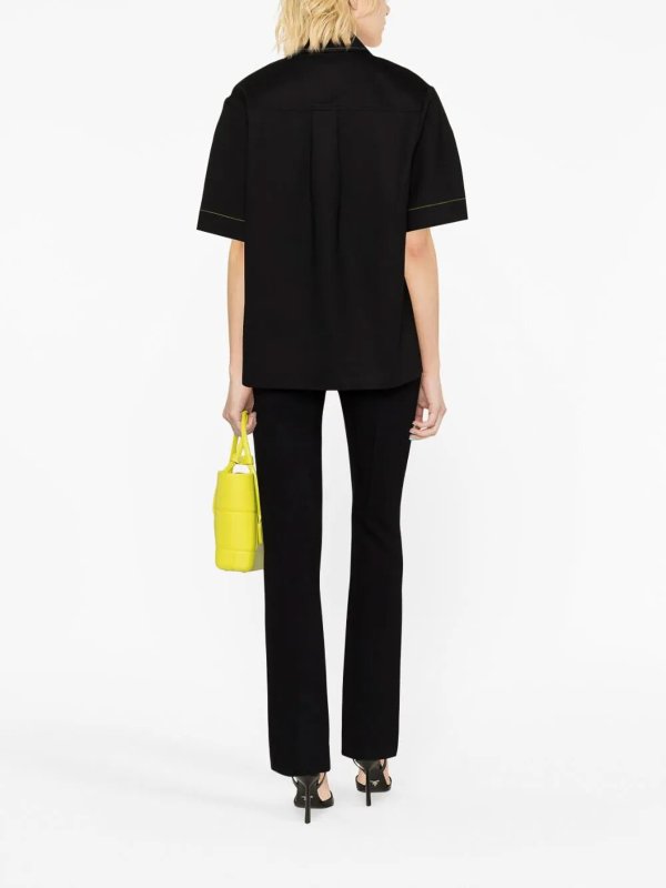 シャツ - 黒 shop online: VICTORIA BECKHAM