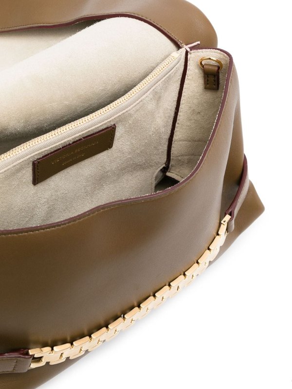 クラッチバッグ - 緑 shop online: VICTORIA BECKHAM