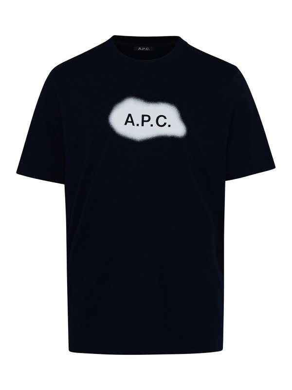 A.P.C.: t-shirts - Albert cotton T-shirt