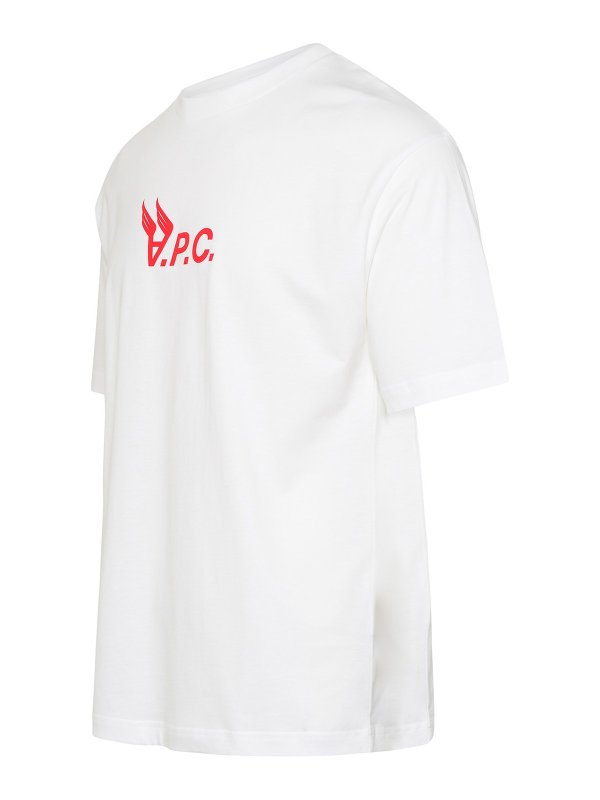 The Best Shops A.P.C.: t-shirts - Hermance T-shirt in white cotton