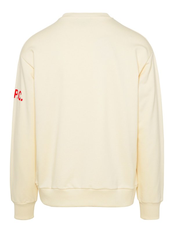 A.P.C.: Sweatshirts & Sweaters online - Adam sweatshirt in ivory cotton