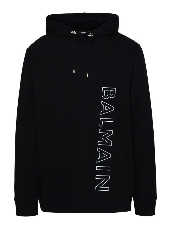 Balmain: Sweatshirts und Pullover - Sweatshirt - Schwarz
