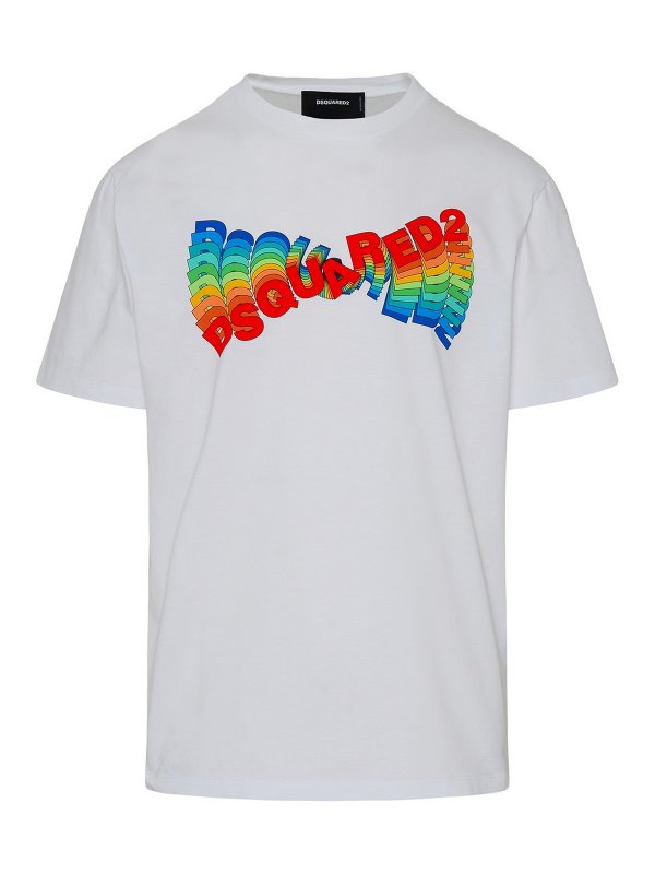 DSQUARED2: T-shirts - T-Shirt - Blanc