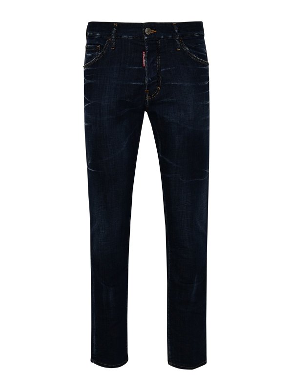 DSQUARED2: vests - Jeans cool guy in cotone blu