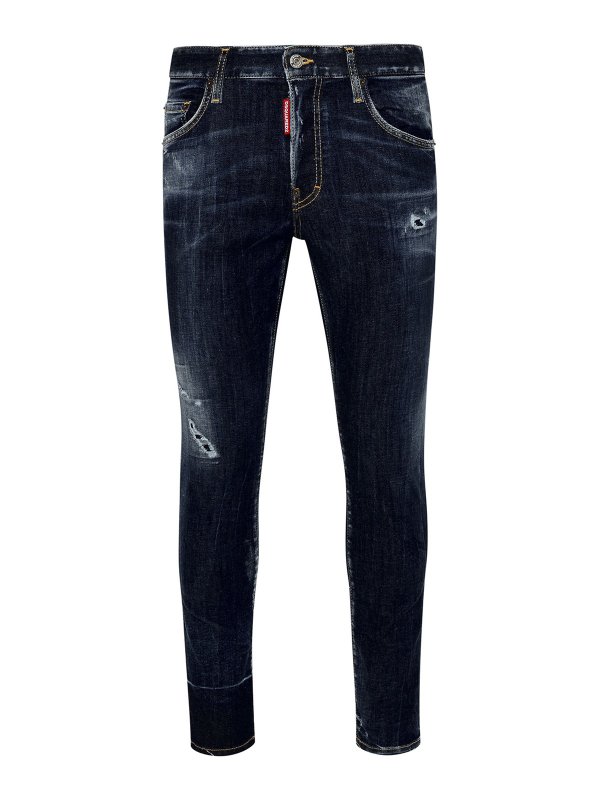 DSQUARED2: Gilets tricot - Gilet - Bleu