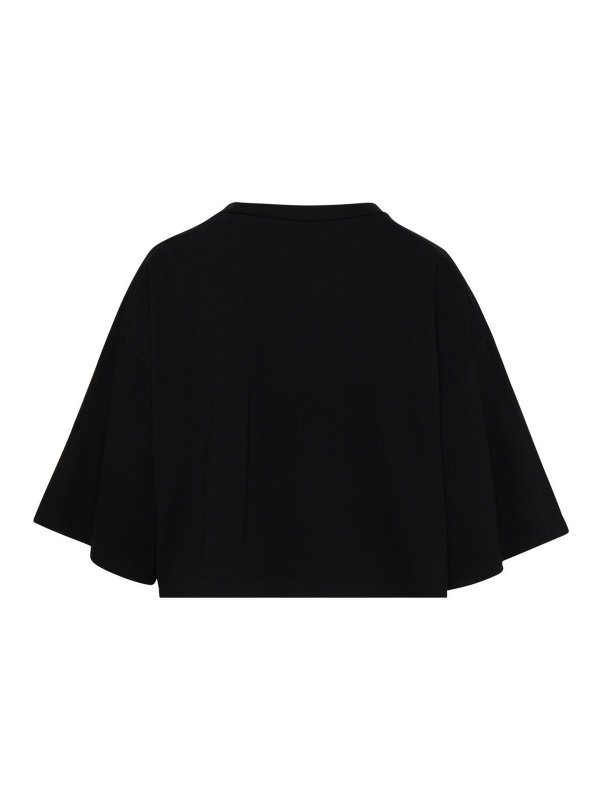 DSQUARED2: t-shirt online - Maglietta in cotone nera