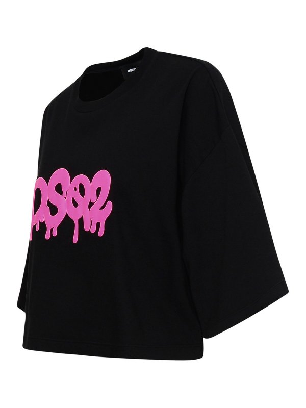 The Best Shops DSQUARED2: t-shirt - Maglietta in cotone nera