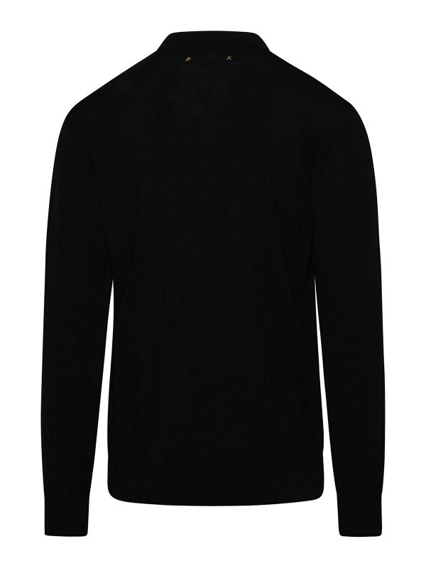 GOLDEN GOOSE: Pull col rond online - Pull Col Rond - Noir