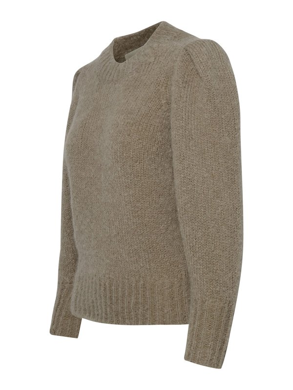 The Best Shops ISABEL MARANT: crew necks - Emma sweater in beige mohair