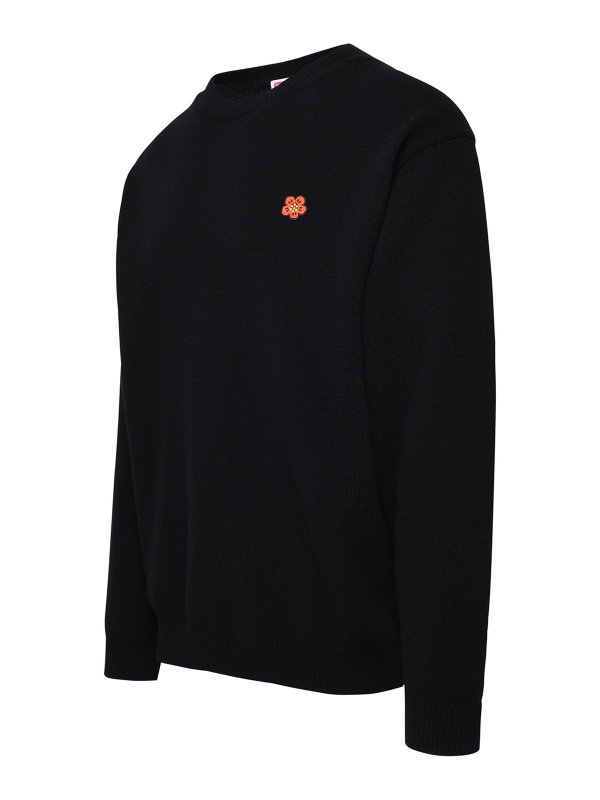The Best Shops KENZO: crew necks - Black wool sweater
