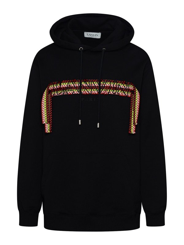 LANVIN: Sudaderas y suéteres - Sudadera - Negro