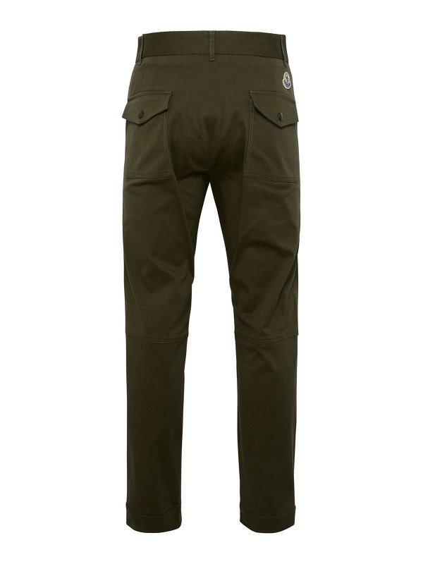 MONCLER: カジュアルトラウザー online - カジュアルパンツ - 緑