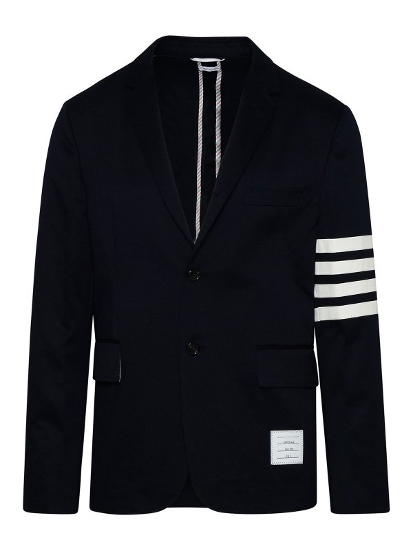 THOM BROWNE: giacche blazer - Blazer in cotone