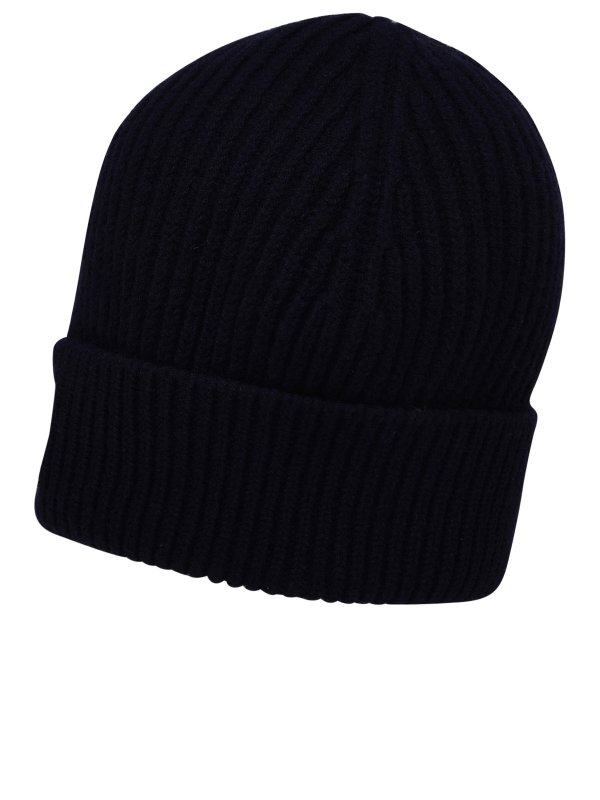 DOLCE & GABBANA: hats & caps online - Beret in blue virgin wool blend