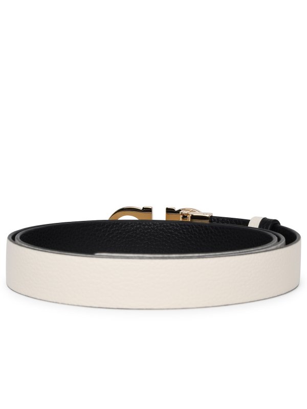 The Best Shops SALVATORE FERRAGAMO: ベルト - ベルト - 白