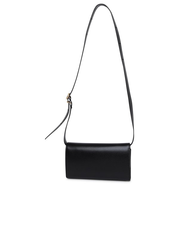The Best Shops JIL SANDER: cross body bags - All day shoulder bag in black leather