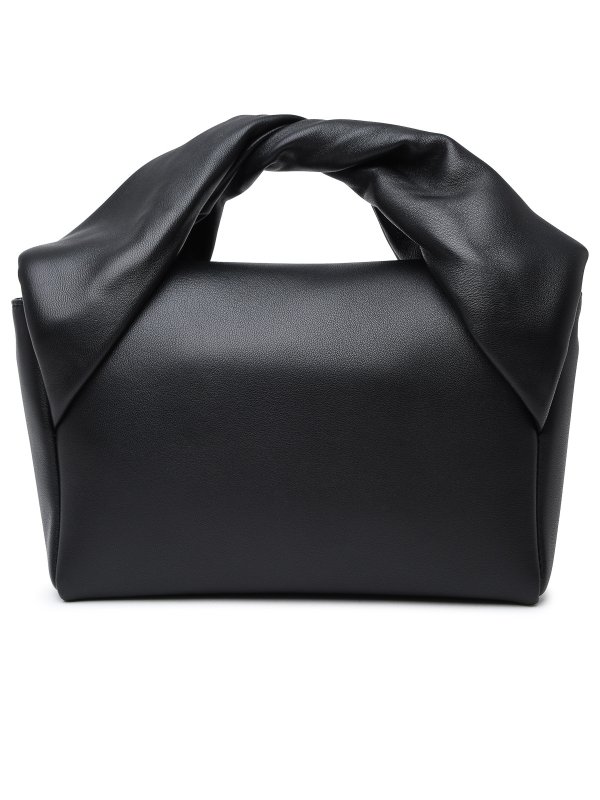 The Best Shops J.W. ANDERSON: cross body bags - Medium twister bag in black leather
