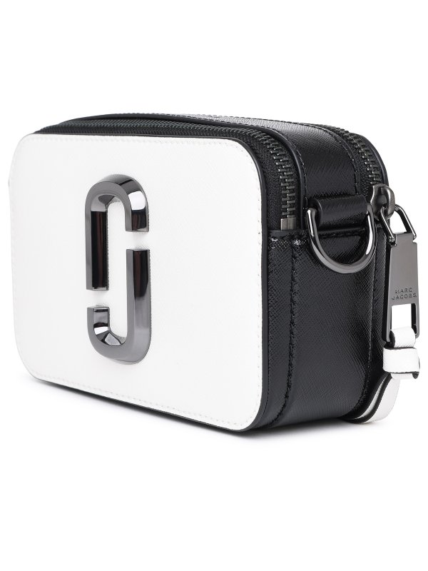 MARC JACOBS: cross body bags online - Snapshot shoulder strap in two-tone leather