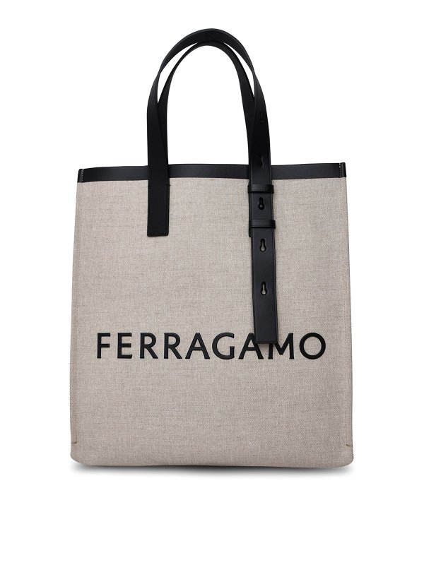 SALVATORE FERRAGAMO: クラッチバッグ - クラッチバッグ - ベージュ