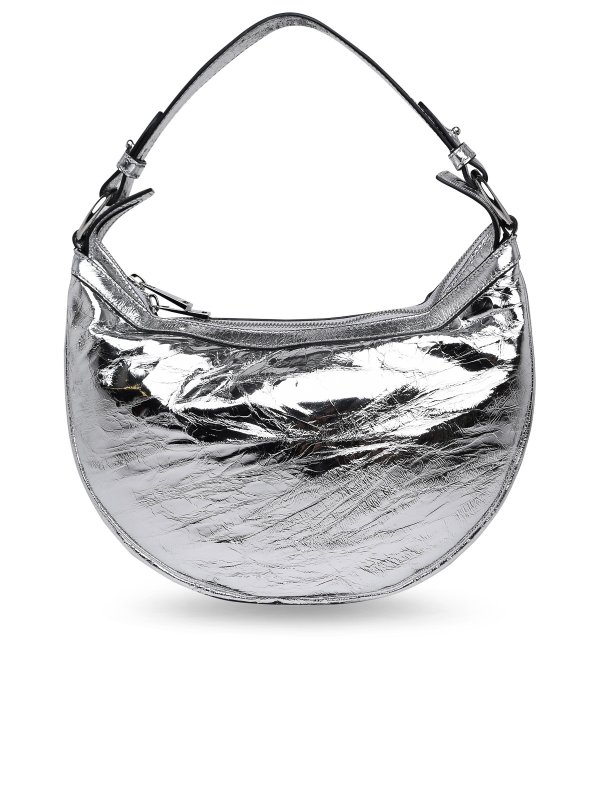 The Best Shops VERSACE: cross body bags - Silver leather bag