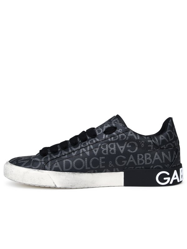 The Best Shops DOLCE & GABBANA: sneakers - Sneaker portofino in pelle nera