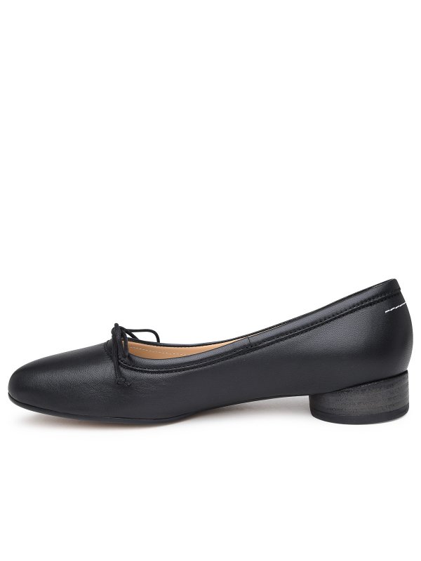 The Best Shops MM6 MAISON MARGIELA: フラットシューズ - フラットシューズ - 黒