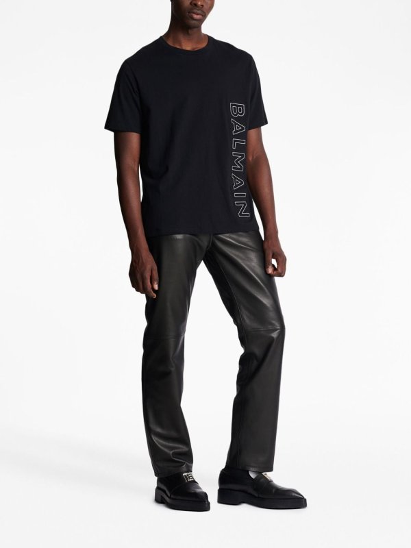 Balmain: Camisetas online - Camiseta - Negro