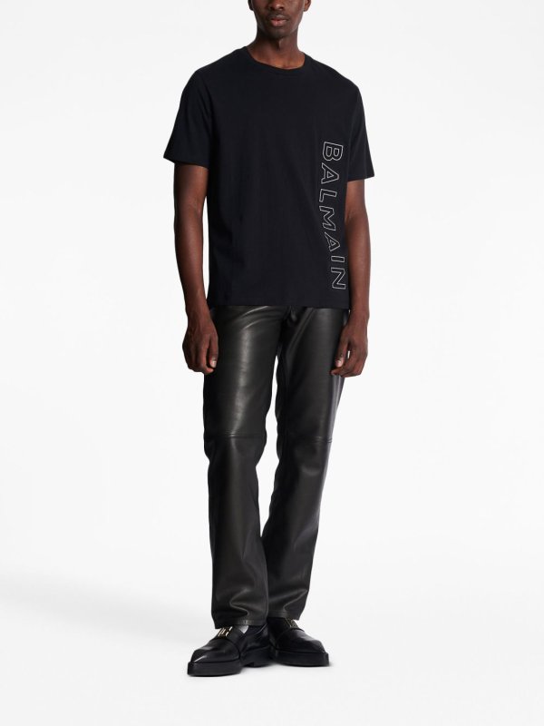 The Best Shops Balmain: Camiseta - Negro