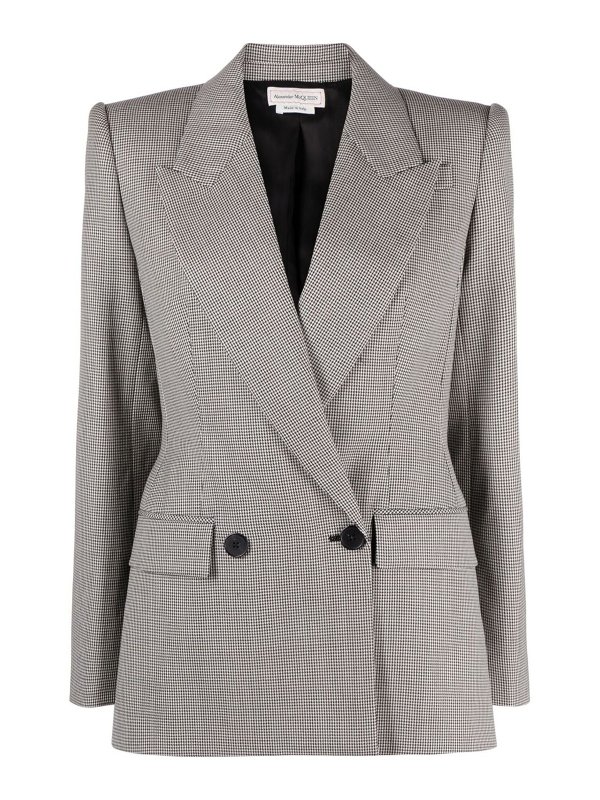 ALEXANDER MCQUEEN: ブレザー - ブレザー - グレー