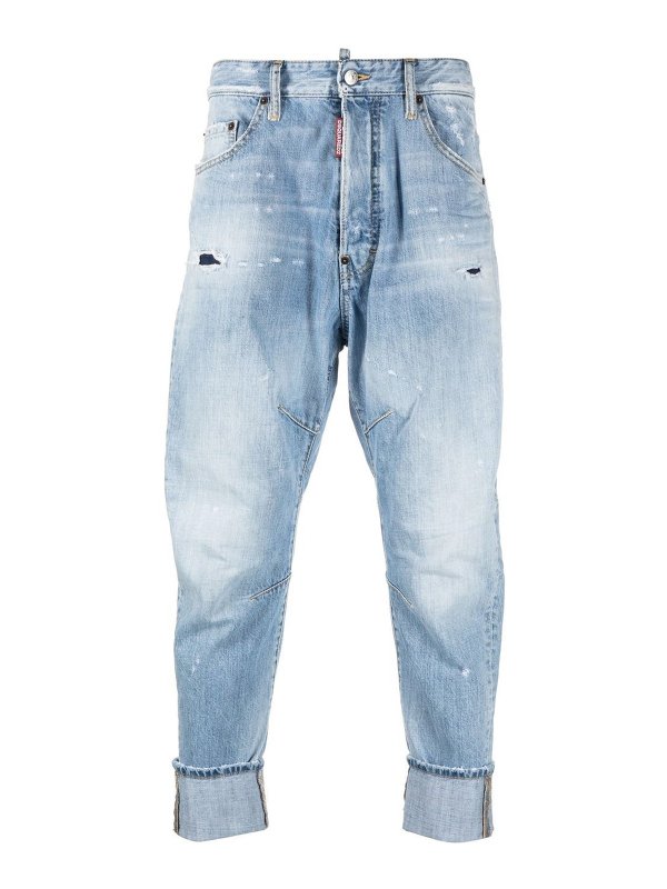 DSQUARED2: straight leg jeans - Jeans