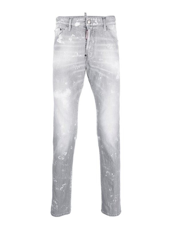 DSQUARED2: straight leg jeans - Jeans