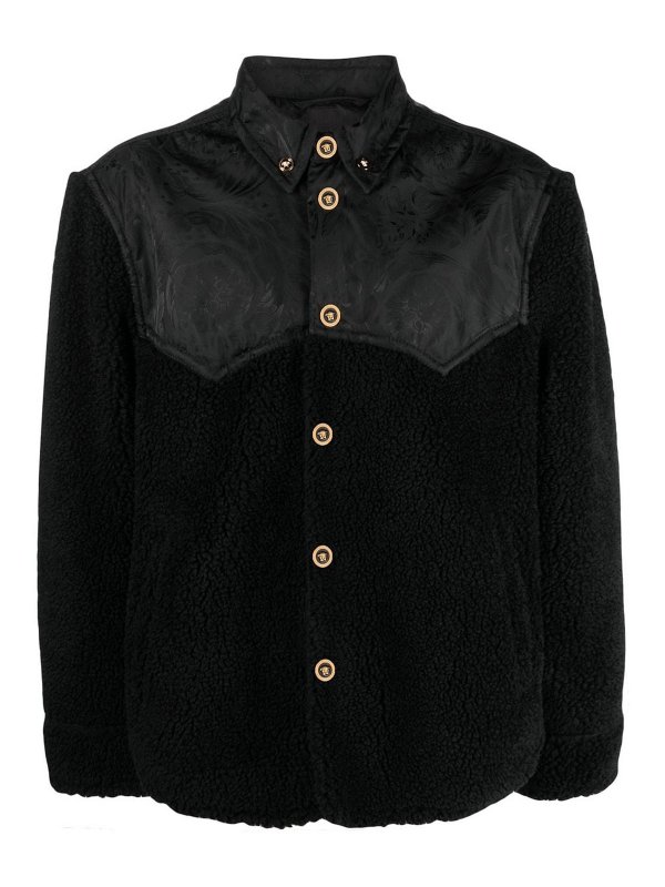 VERSACE: casual jackets - Fleece jacket