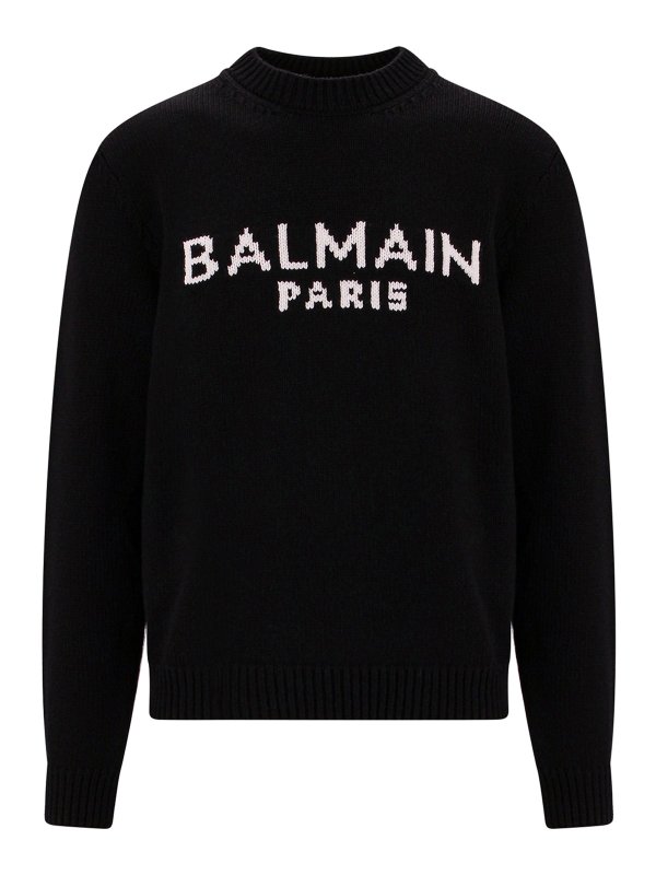 Balmain: maglia collo rotondo - Maglione