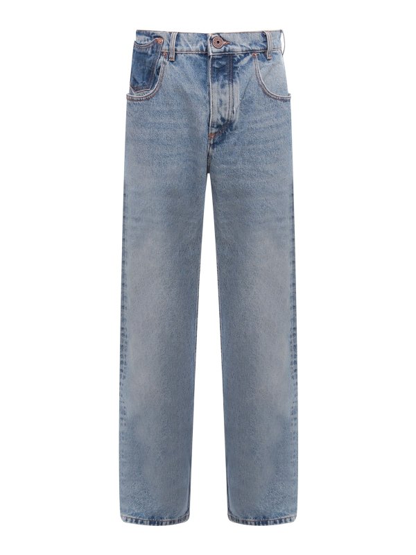 Balmain: straight leg jeans - Jeans